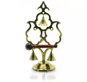 Гонг бронзовый "3 колокольчика" (22х12х8 см)