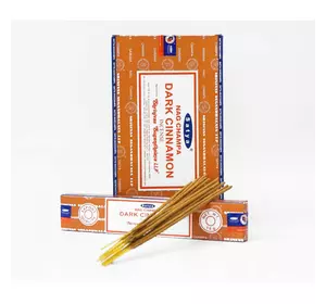 Satya Dark Cinnamon (плоска пачка) 15 грамів 12 пачок у блоці