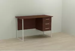 Письмовий стіл Гаррі 75x120x70 білий ДСП Венге 16мм