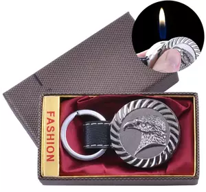 Запальничка-брелок в подарунковій коробці Орел (Звичайне полум'я) №XT-55 Black
