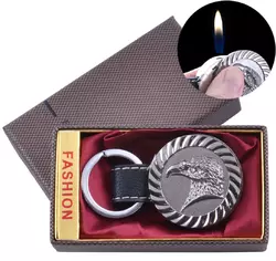 Запальничка-брелок в подарунковій коробці Орел (Звичайне полум'я) №XT-55 Black