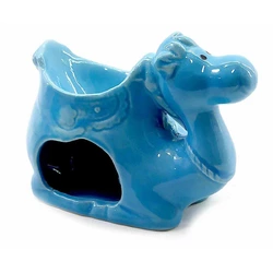 Аромалампа керамічна "Верблюд" синій (9х10х6 см)