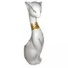 Кошка керамическая белая (23х8х6 см)