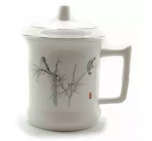 Чашка керамічна "Птахи" (14х12х9 см)