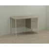 Письмовий стіл Ferrum Гаррі 75x120x70 білий ДСП Дуб Сонома 32мм