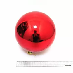 Ялинкова куля "Big red" 20см