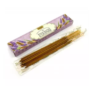 Palo Santo & Lavender Incense Stiks 15 g (Пилкові пахощі Пало Санто 15 грам) (Tulasi)