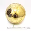 Ялинкова куля "Великою золотою з візерунком" 25см