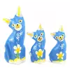 Кішки 3 шт дерев'яні сині(15х5х3 см 12х4,5х2,5 см 10,5х4,5х2,5 см)