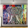 Гобелен настенный "Индийский слон джунгли"
