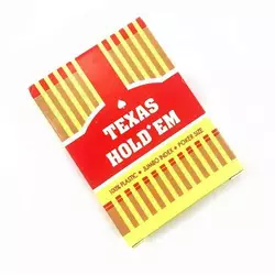 Карти гральні пластикові "Texas" червона сорочка