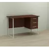Письмовий стіл Ferrum Гаррі 75x140x60 білий ДСП Венге 16мм