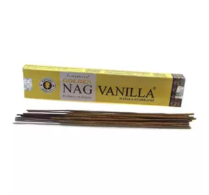Golden Nag Vanilla (Ваніль) (Vijayshree) (12 шт/уп) (15 гр.) Масала пахощі
