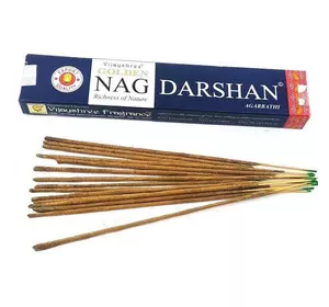 Golden Nag Darshan (Золотий Даршан)(Vijashree)(15 gm) (12 шт/уп) пилкові пахощі