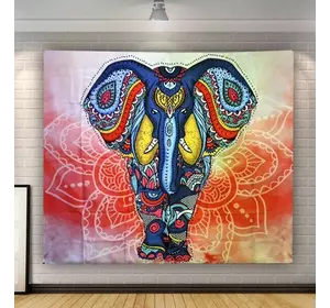Гобелен настінний "Індійський слон в лотосі"