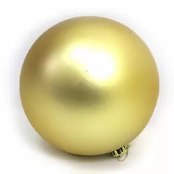 Великий ялинкова куля мат. "GOLD" 15см, 1шт/етик.