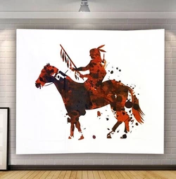 Гобелен настінний "Індіанець на коні"
