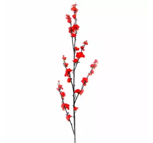 Ветка сакуры красная (130 см)(5 шт/уп)