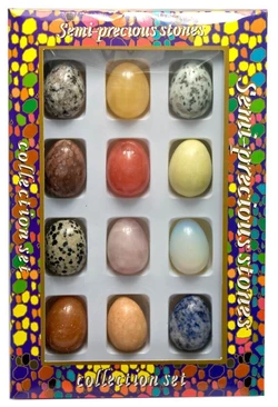 Яйця кам'яні набір (н-р/12шт)(27х18х3,5 см)