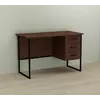 Письмовий стіл Ferrum Гаррі 75x140x70 чорний ДСП Венге 16мм