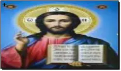 Алмазная мозаика по номерам 20*30см "Иисус Христос" карт уп. (холст на раме)
