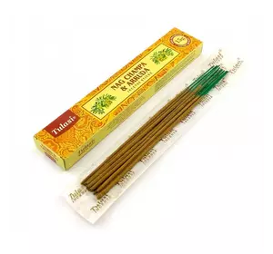 Nag Champa & Arruda Incense Stiks 15 g (Пилкові пахощі Нагчампа і Рута 15 грам) (Tulasi)