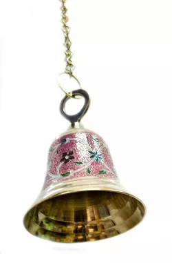 Дзвін з малюнком на ланцюзі (d-12,h-67,5 см) (Bell Cld Hanging M)