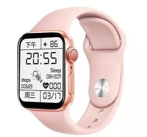 Smart Watch Series 6 Z32 PRO, 44mm Aluminium, 2 ремешка, pink/white, Білий