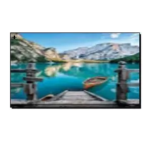 Алмазная мозаика по номерам 40*50 "Озеро в горах" карт уп. (холст на раме)