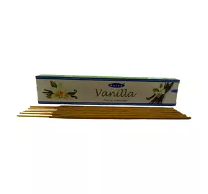 Vanilla premium incence sticks (Ваніль) (Satya) пилкові пахощі 15 гр.