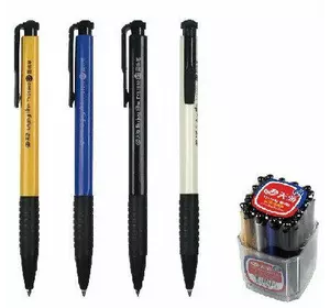 Ручка автомат синя Tianjiao 0.7 мм,mix