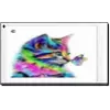 Алмазная мозаика по номерам 40*50 "Красочный котенок" карт уп. (холст на раме)