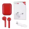 Бездротові навушники V33 5.0 з кейсом, red