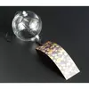 Японський скляний дзвіночок Фурін 8*8*7 см. Висота 40 см. Чорні квіти