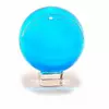 Кришталева куля на підставці блакитний (d-6 см)