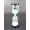 Пісочний годинник "Коло" скло + пластик 20 хвилин Бірюзовий пісок