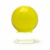 Кришталева куля на підставці жовтий (4 см)