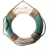 Рятувальний круг дерев'яний бірюзовий (d-24,5 см h-2.5 см)