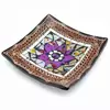 Блюдо теракотове з мозаїкою (15х15х3 см)