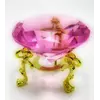 Кришталевий кристал на підставці рожевий (5 см)