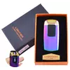 Електроімпульсна запальничка в подарунковій упаковці Lighter (Подвійна блискавка, USB) №HL-40 Хамелеон