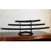 Набір з трьох самурайських мечів на підставці