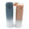 Пляшка-термос для води "Vitality" з градусником і сіткою 500ml, подвійні. стін.mix 1 шт./етика