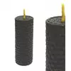 Чарівна свічка Чорна Час горіння: 1 година. Висота 8,5 см. діаметр 3 см.