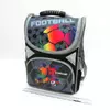 Рюкзак коробка "Football" 13,5" 34*26*14,5 см, 3 відд., ортоп., светоотраж.