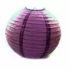 Фонарь фиолетовый бумажный (d-30 см)