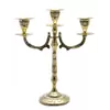Підсвічник бронзовий з перламутром на 3 свічки (25х21х9 см)(Brass MOP Candle Stand 3C)