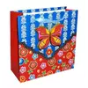 Пакет подарунковий "Метелик" Синій + Червоний