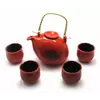 Сервіз керамічний чайник ,4 чашки)(27х16х11 см)