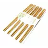 Палочки для еды бамбук витые в блистере набор 5 пар